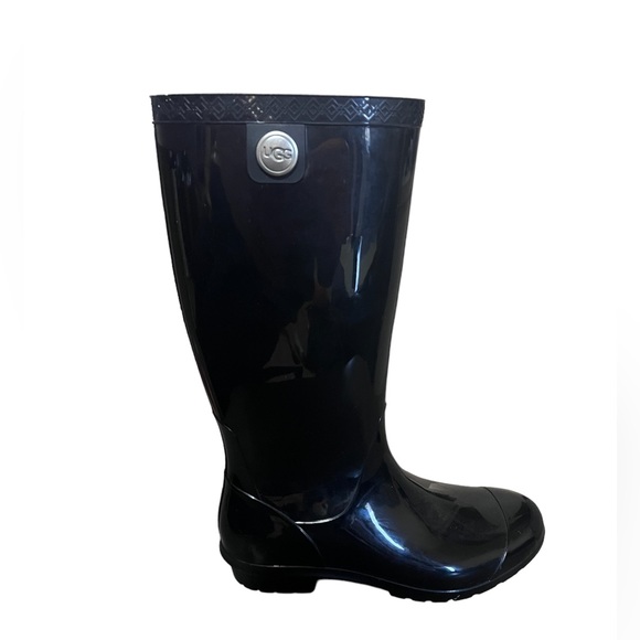 Ugg Black Shaye Rain Boots - Picture 3 of 3